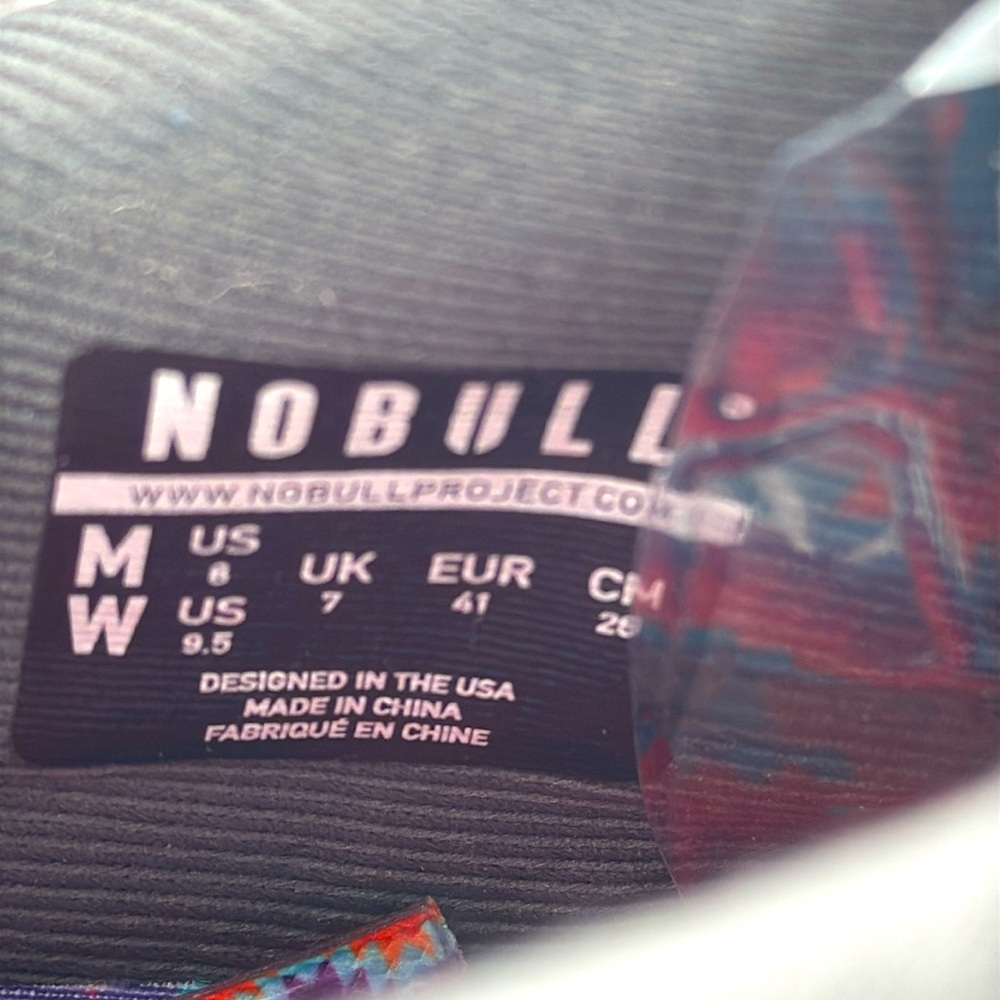 NOBULL - women’s Grey Patchwork Trainer sneakers CrossFit lace up shoes Size 9.5 - Picture 9 of 9